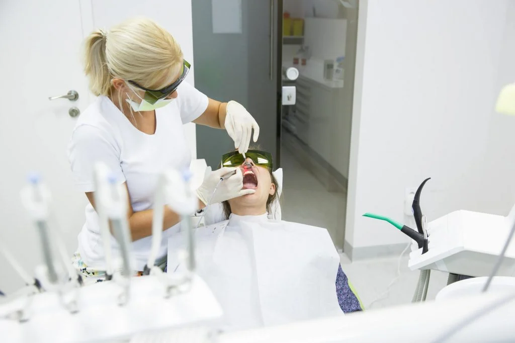 Laser Dental Service Las Vegas performed on patient