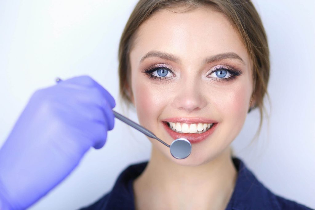 a woman gets professional Teeth Whitening in Las Vegas NV