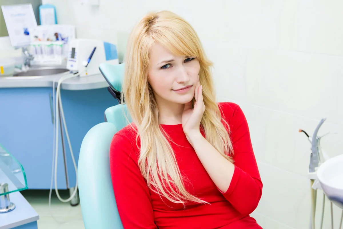woman needing Laser Dental Service Las Vegas