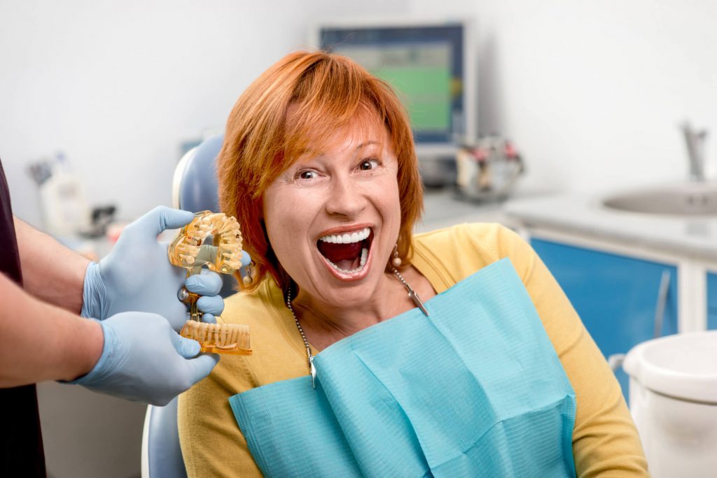 a patient getting Affordable Dental Implants in Las Vegas